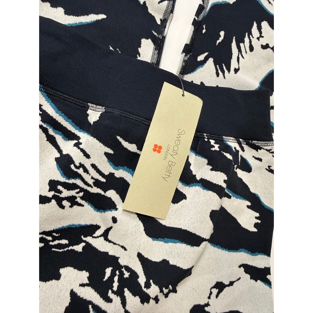 Sweaty Betty Peaks Ski Base Layer Leggings Blue Peaks Jacquard XS SB8631A NEW - Picture 3 of 11